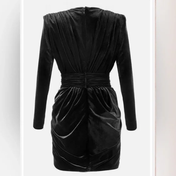 House Of CB London Pascale Velvet Dress - Picture 3 of 7